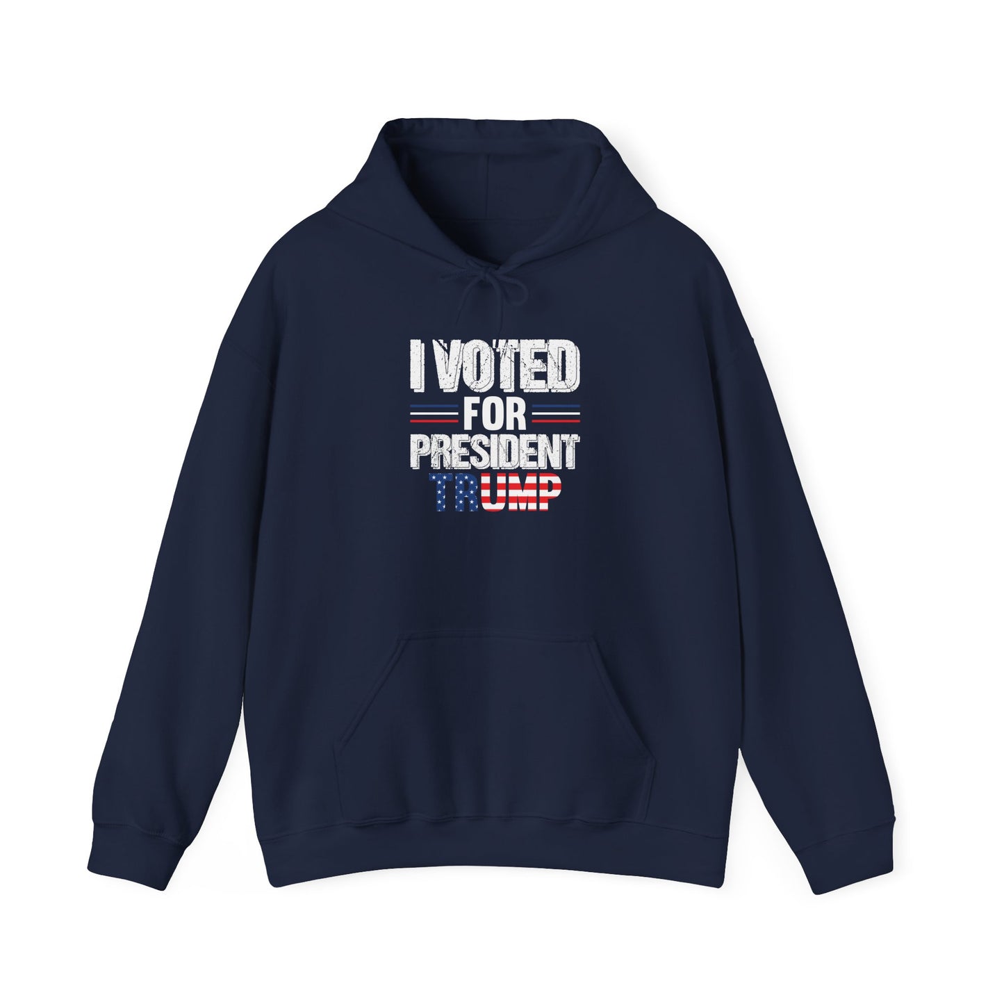 I Voted For President Trump Unisex Heavy Blend Hoodie