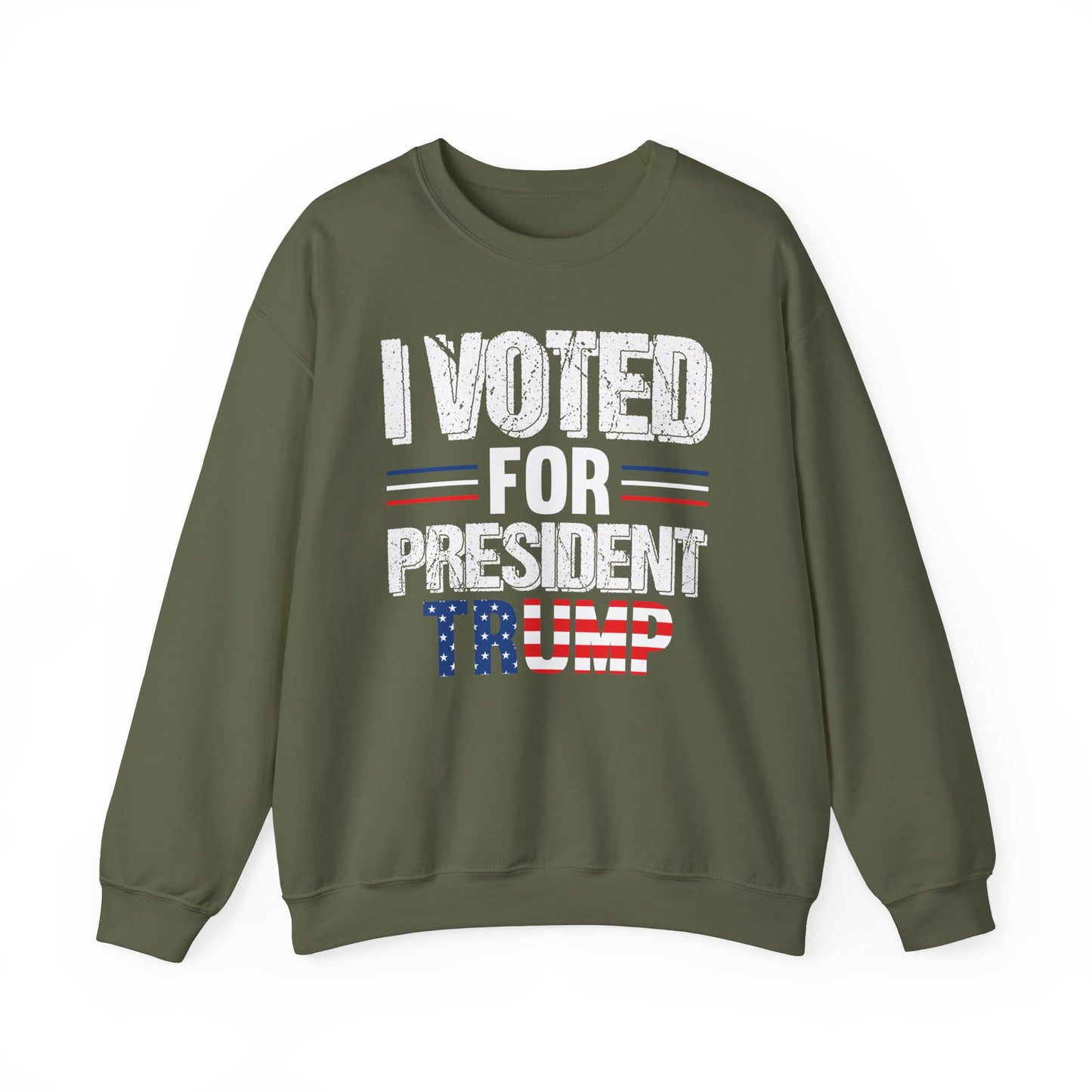 I Voted For President Trump Unisex Crewneck Sweatshirt