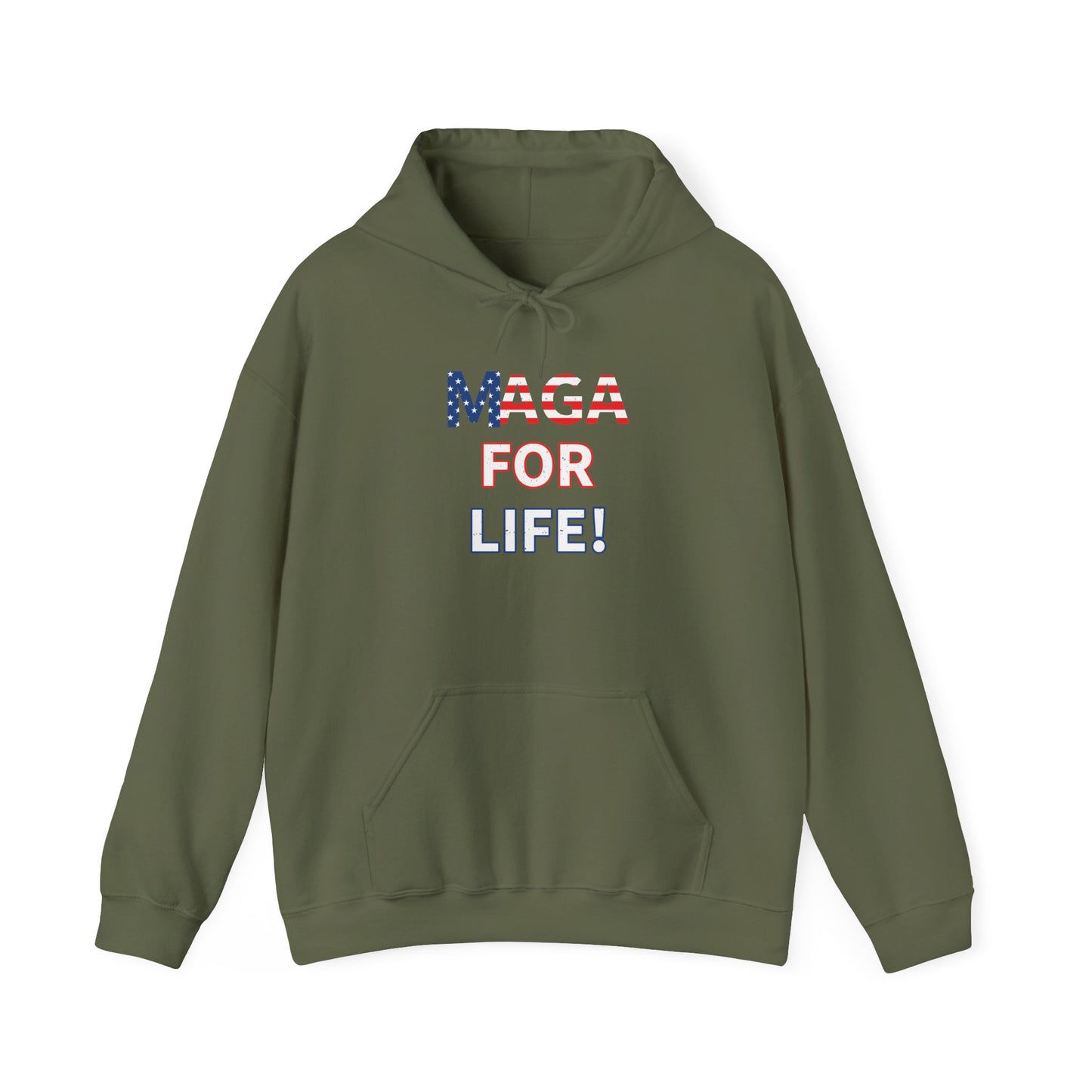 MAGA For Life Unisex Heavy Blend Hoodie