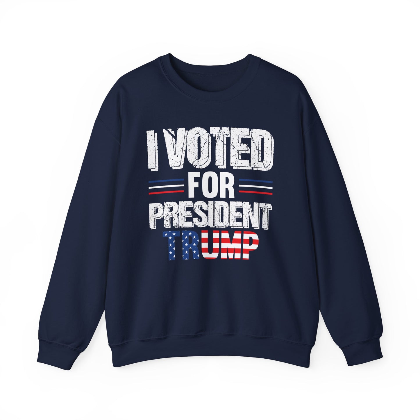 I Voted For President Trump Unisex Crewneck Sweatshirt