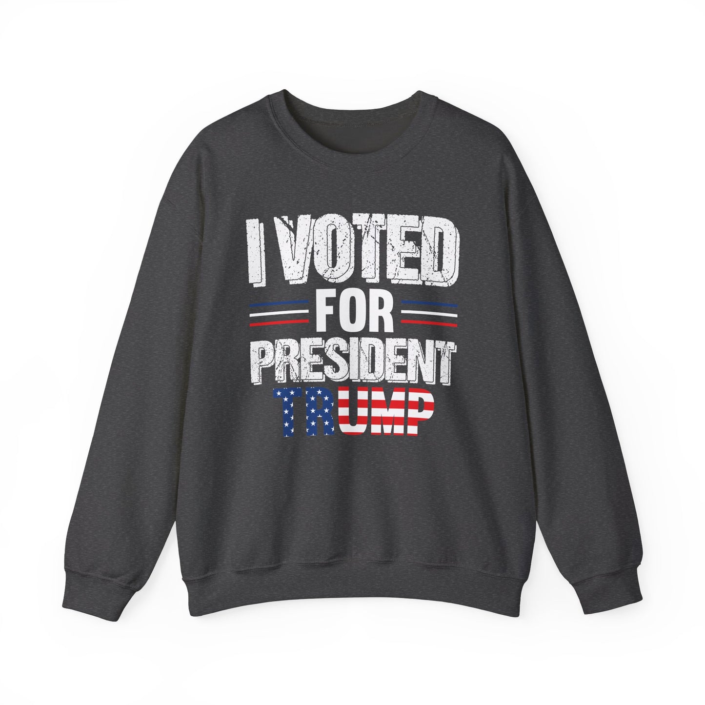 I Voted For President Trump Unisex Crewneck Sweatshirt