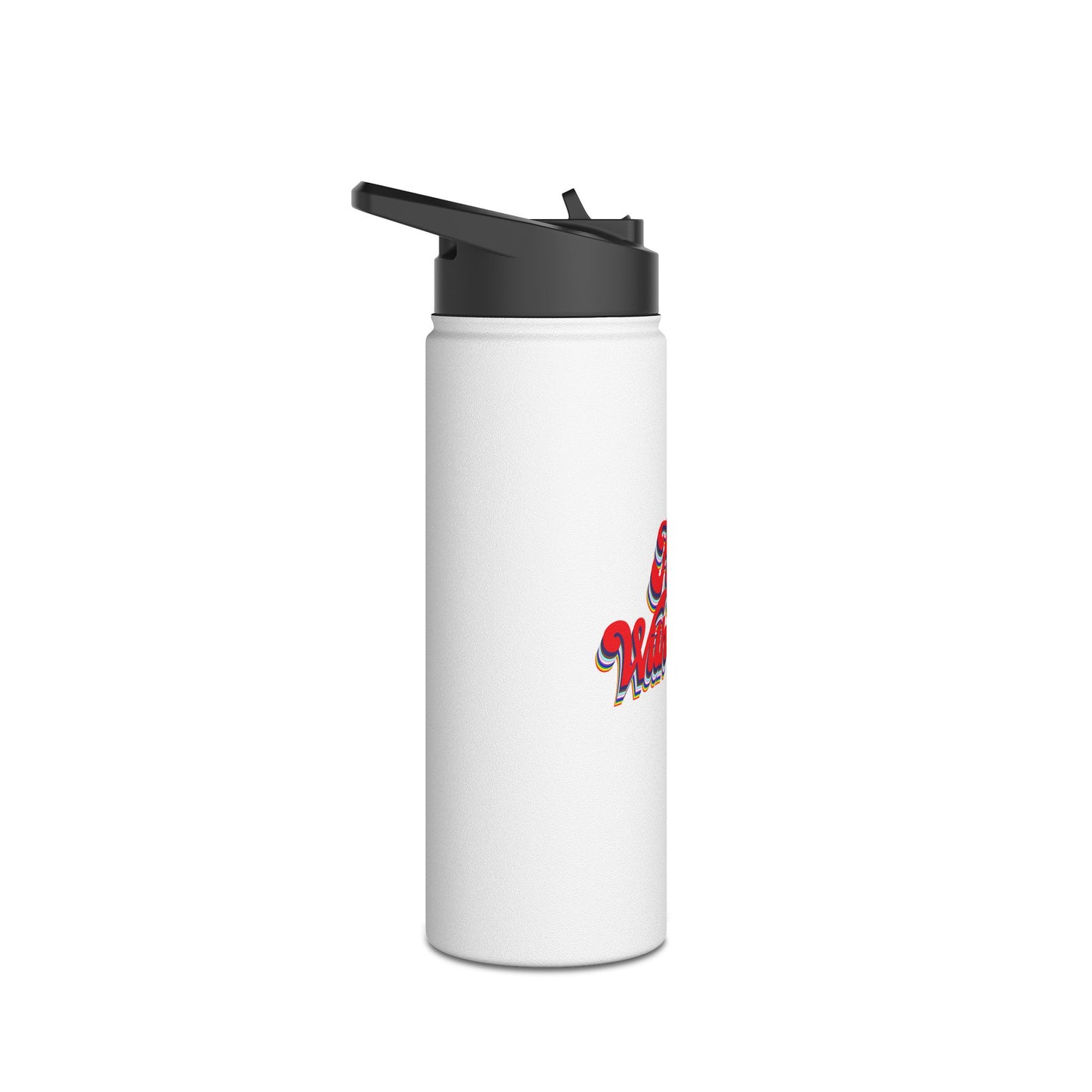 Fighting with Pride Stainless Steel Water Bottle, Standard Lid