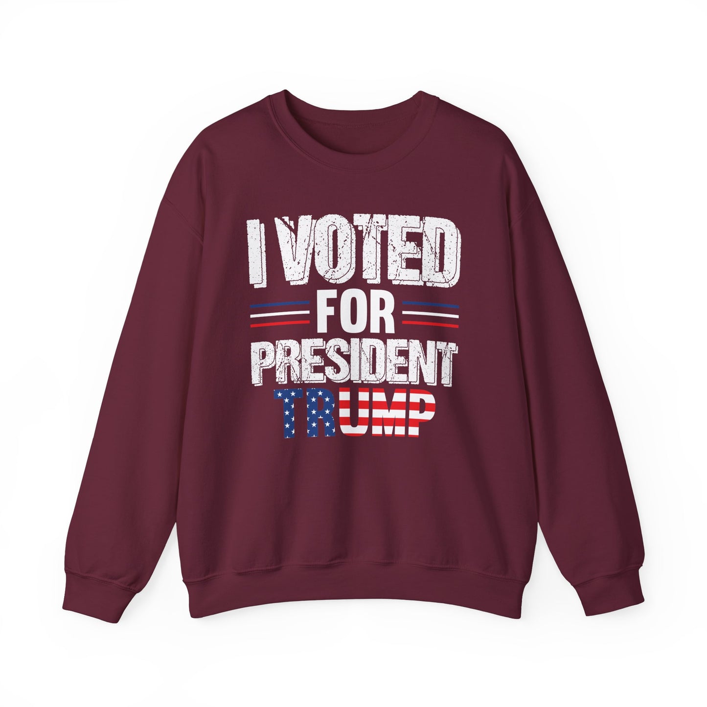 I Voted For President Trump Unisex Crewneck Sweatshirt