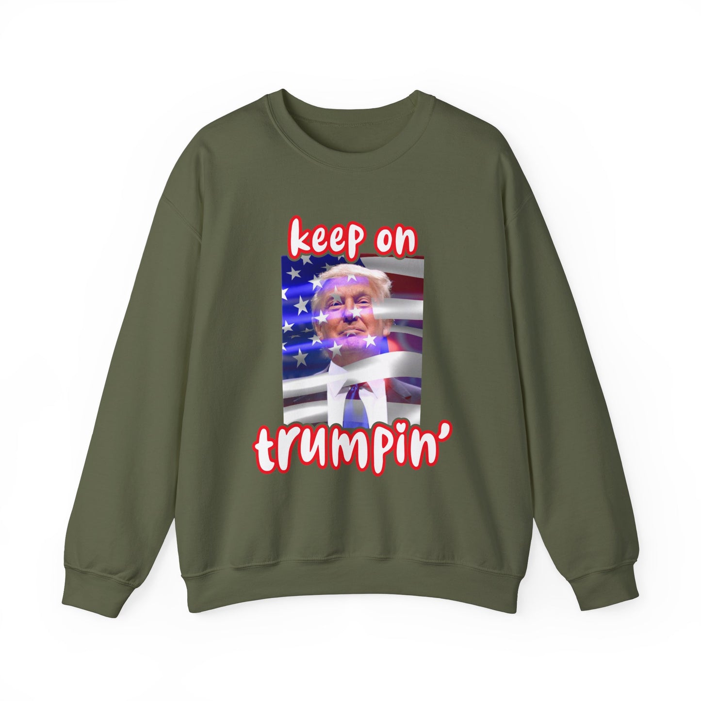 Keep On Trumpin Unisex Crewneck Sweatshirt